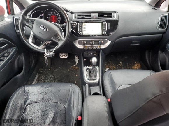 2016 Kia Rio EX with VIN KNADN5A31G6687860, listed as a Copart auction lot 44913155 with 54,038 mi miles and Salvage Title. Bid and sale history available at carsss.com. Image 8.