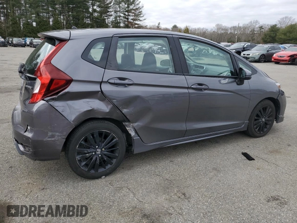 2018 Honda Fit Sport with VIN 3HGGK5H67JM718790, listed as a Copart auction lot 48831655 with 33,891 mi miles and Salvage Title. Bid and sale history available at carsss.com. Image 3.