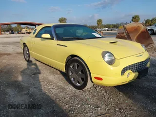 2002 Ford Thunderbird Hardtop Premium with VIN 1FAHP60A02Y104086, listed as a IAAI auction lot 41557195 with 44,882 mi miles and . Bid and sale history available at DreamBid. Image 1.