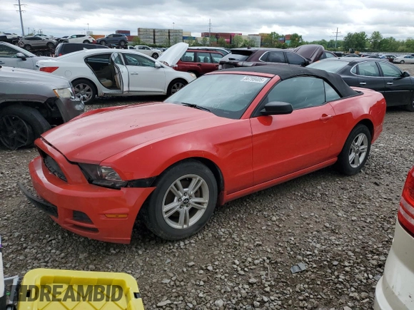 2013 Ford Mustang V6 with VIN 1ZVBP8EM8D5209863, listed as a Copart auction lot 56799405 with 120,342 mi miles and Salvage title. Bid and sale history available at DreamBid. Image 1.