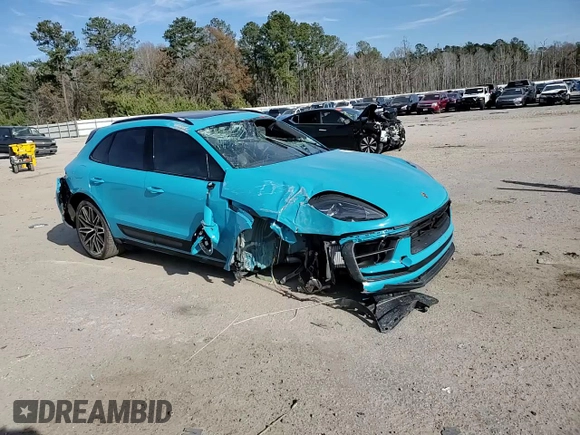 2023 Porsche Macan S с VIN WP1AG2A50PLB35346, выставлен на аукционе Copart как лот 43214635 с пробегом 9 155 миль миль и Списание • Salvage title. История ставок и продаж доступна на DreamBid. Изображение 11.