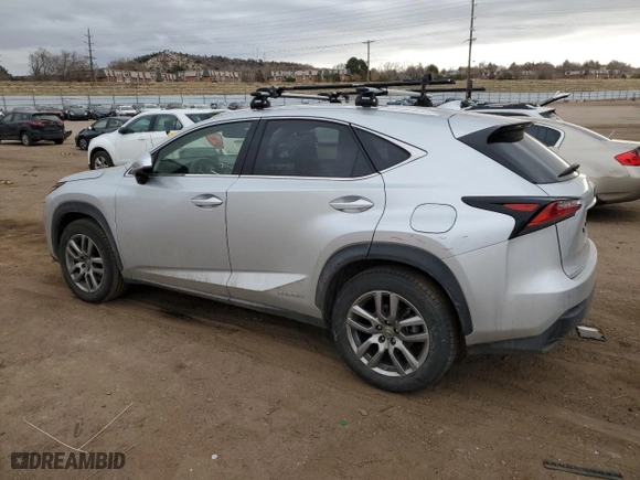 2015 Lexus NX 300h with VIN JTJBJRBZXF2026802, listed as a Copart auction lot 49013565 with 87810 miles and Salvage Title. Bid and sale history available at carsss.com. Image 2.