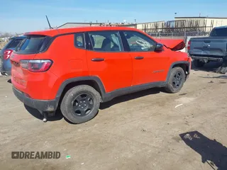 2018 Jeep Compass Sport with VIN 3C4NJCAB2JT169736, listed as a IAAI auction lot 41794046 with 86,998 mi miles. Bid and sale history available at carsss.com. Image 4.