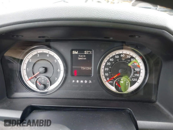 2017 Ram 1500 Express with VIN 3C6RR7KT8HG689975, listed as a IAAI auction lot 41603570 with 73,412 mi miles and . Bid and sale history available at DreamBid. Image 7.
