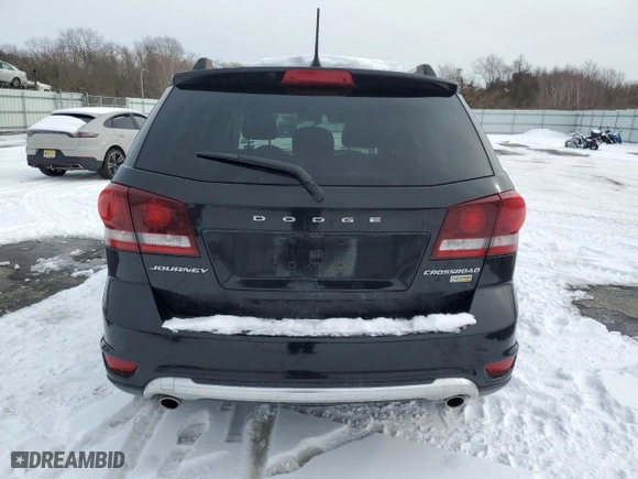 2019 Dodge Journey Crossroad with VIN 3C4PDCGG5KT820491, listed as a Copart auction lot 44510735 with 104,511 mi miles and Salvage Title. Bid and sale history available at carsss.com. Image 6.