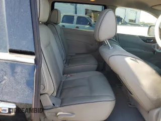 2015 Nissan Quest SV with VIN JN8AE2KP9F9128399, listed as a Copart auction lot 74980554 with 108,346 mi miles and Salvage Title. Bid and sale history available at carsss.com. Image 11.
