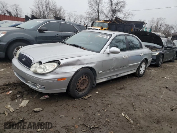 2005 Hyundai Sonata GL with VIN KMHWF25S85A191954, listed as a Copart auction lot 44233495 with 155,322 mi miles and Salvage Title. Bid and sale history available at carsss.com. Image 1.