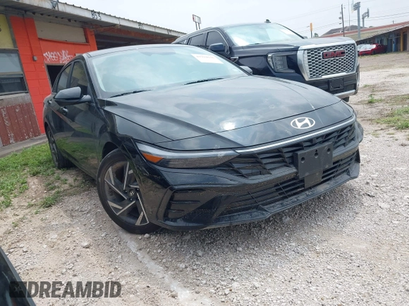 2024 Hyundai Elantra Limited z VIN KMHLP4DG2RU681562, wystawiony jako IAAI lot #41928636 z przebiegiem 23 247 mil mil oraz . Historia ofert i sprzedaży dostępna na DreamBid. Obrazek 1.