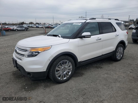 2015 Ford Explorer Limited with VIN 1FM5K8F89FGB02551, listed as a Copart auction lot 48363625 with 75,353 mi miles and Salvage Title. Bid and sale history available at carsss.com. Image 1.