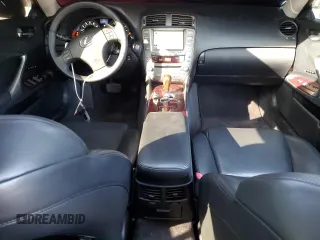 2008 Lexus IS 350 with VIN JTHBE262X85017724, listed as a Copart auction lot 57172125 with 144,018 mi miles and Salvage title. Bid and sale history available at DreamBid. Image 8.
