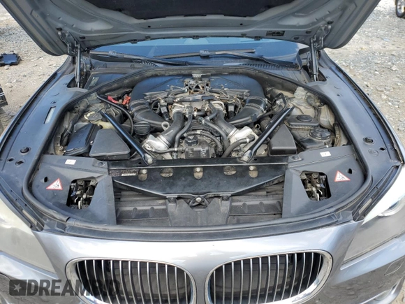 2012 BMW 7 Series 750i xDrive with VIN WBAKC6C55CDX99603, listed as a Copart auction lot 50835645 with 135,509 mi miles and Salvage Title. Bid and sale history available at DreamBid. Image 11.