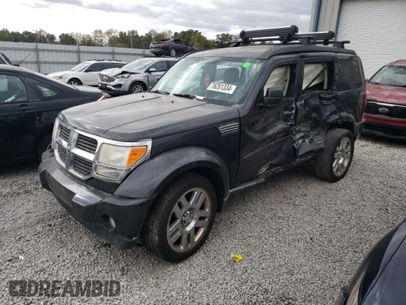 2010 Dodge Nitro SE with VIN 1D4PU2GK3AW146299, listed as a Copart auction lot 76261334 with 140,721 mi miles and Salvage Title. Bid and sale history available at DreamBid. Image 1.