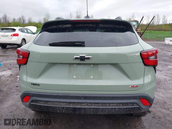 2024 Chevrolet Trax 2RS with VIN KL77LJE29RC144158, listed as a IAAI auction lot 42181157 with 8,757 mi miles and . Bid and sale history available at DreamBid. Image 16.