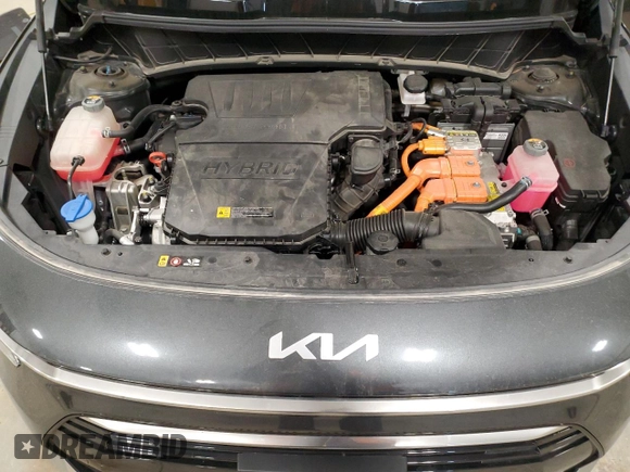 2023 Kia Niro EX with VIN KNDCR3LE0P5038126, listed as a Copart auction lot 42741815 with 56,347 mi miles and Salvage Title. Bid and sale history available at carsss.com. Image 12.