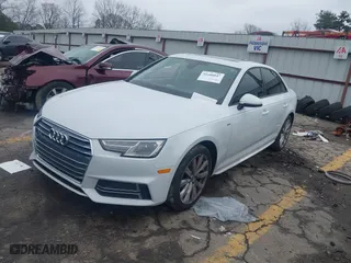2018 Audi A4 Premium with VIN WAUKMAF47JN012032, listed as a IAAI auction lot 41600847 with 70,815 mi miles. Bid and sale history available at carsss.com. Image 2.