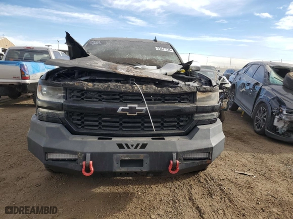 2017 Chevrolet Silverado 1500 LTZ with VIN 3GCUKSEJ0HG145376, listed as a Copart auction lot 85517024 with 0 mi miles and Non Repairable. Bid and sale history available at carsss.com. Image 5.