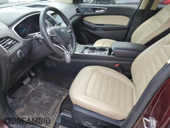 2020 Ford Edge SEL with VIN 2FMPK3J94LBB47444, listed as a Copart auction lot 59854325 with 61,710 mi miles and Salvage title. Bid and sale history available at DreamBid. Image 7.