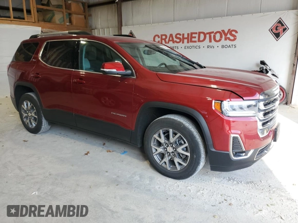 2021 GMC Acadia SLT with VIN 1GKKNMLS8MZ143489, listed as a Copart auction lot 83545894 with 34,427 mi miles and Salvage Title. Bid and sale history available at carsss.com. Image 4.