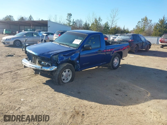 2005 GMC Canyon SL Z85 with VIN 1GTCS148X58262243, listed as a IAAI auction lot 41400130 with 225,615 mi miles. Bid and sale history available at carsss.com. Image 2.
