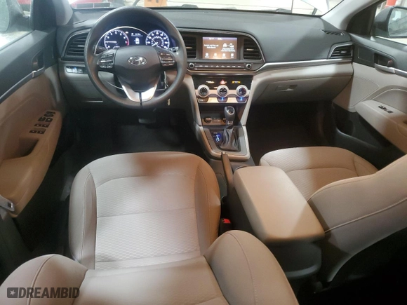 2019 Hyundai Elantra Preferred with VIN KMHD84LF5KU792767, listed as a Copart auction lot 53934515 with 67,461 mi miles and Salvage Title. Bid and sale history available at carsss.com. Image 8.
