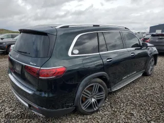 2023 Mercedes-Benz GLS with VIN 4JGFF5KE6PA987198, listed as a Copart auction lot 51074815 with 20,096 mi miles and Salvage Title. Bid and sale history available at carsss.com. Image 3.