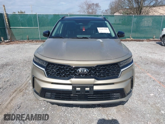 2021 Kia Sorento SX Prestige X-Line with VIN 5XYRKDLF8MG013443, listed as a IAAI auction lot 41687960 with 94,301 mi miles. Bid and sale history available at carsss.com. Image 6.