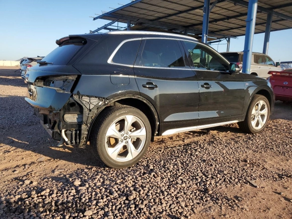 2023 Audi Q5 S line Premium Plus with VIN WA1EAAFY4P2019987, listed as a Copart auction lot 59900015 with 23,663 mi miles and Salvage title. Bid and sale history available at DreamBid. Image 3.