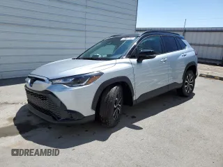 2025 Toyota Corolla Cross Hybrid S with VIN 7MUFBABG3SV072756, listed as a Copart auction lot 56719035 with 678 mi miles and Salvage title. Bid and sale history available at DreamBid. Image 1.