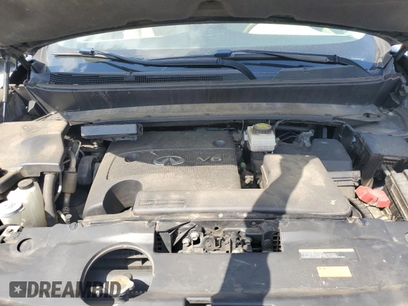 2015 Infiniti QX60 with VIN 5N1AL0MM5FC511649, listed as a Copart auction lot 54878025 with 158,232 mi miles and Salvage title. Bid and sale history available at DreamBid. Image 12.