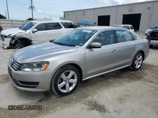 2013 Volkswagen Passat SE with VIN 1VWBH7A33DC069849, listed as a Copart auction lot 60709075 with 217,320 mi miles and Salvage title. Bid and sale history available at DreamBid. Image 1.