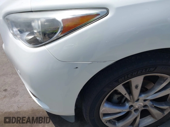 2013 Infiniti JX35 с VIN 5N1AL0MM0DC308522, выставлен на аукционе IAAI как лот 42497631 с пробегом 181 935 миль миль и . История ставок и продаж доступна на DreamBid. Изображение 6.