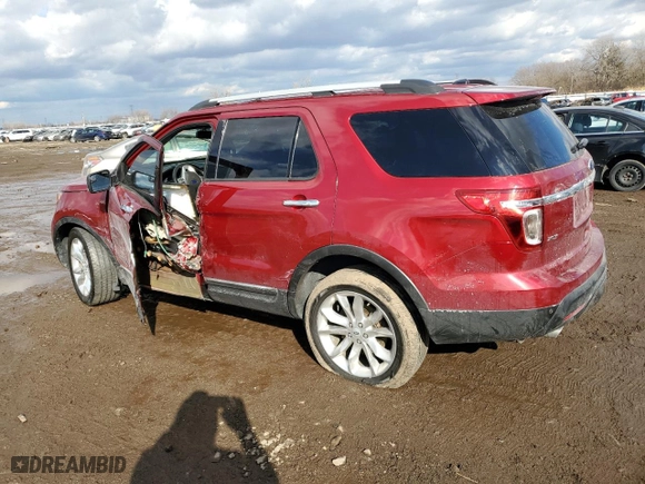 2014 Ford Explorer XLT with VIN 1FM5K8D80EGA98486, listed as a Copart auction lot 47090515 with 0 mi miles and Salvage Title. Bid and sale history available at carsss.com. Image 2.