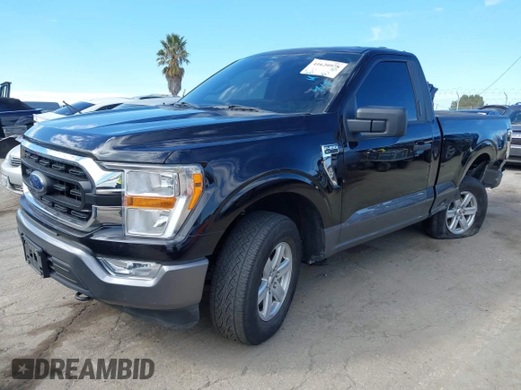 2022 Ford F-150 XL with VIN 1FTMF1E56NKE03194, listed as a IAAI auction lot 41620978 with 76,689 mi miles and . Bid and sale history available at DreamBid. Image 2.