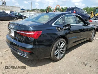 2021 Audi A6 Premium Plus with VIN WAUL2AF29MN024065, listed as a Copart auction lot 55937313 with 11,588 mi miles. Bid and sale history available at carsss.com. Image 3.