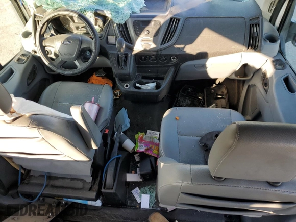 2019 Ford Transit Passenger XL with VIN 1FBAX2CM8KKB74307, listed as a Copart auction lot 82983424 with 114,377 mi miles and Salvage Title. Bid and sale history available at carsss.com. Image 8.