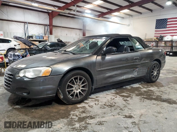 2005 Chrysler Sebring Touring with VIN 1C3EL55R15N677090, listed as a Copart auction lot 45011195 with 188,001 mi miles and Salvage Title. Bid and sale history available at DreamBid. Image 1.