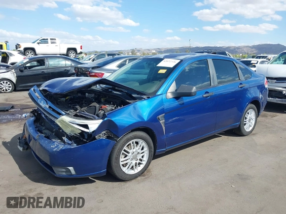 2008 Ford Focus SE with VIN 1FAHP35N08W197111, listed as a IAAI auction lot 42072726 with 109,587 mi miles. Bid and sale history available at carsss.com. Image 17.