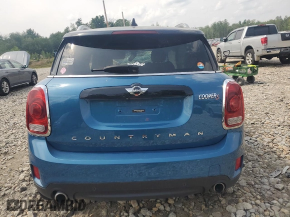 2017 MINI Countryman Cooper S with VIN WMZYT5C39H3B66897, listed as a Copart auction lot 65366474 with 0 mi miles and Salvage Title. Bid and sale history available at carsss.com. Image 6.