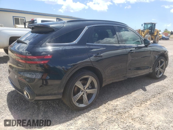 2022 Genesis GV70 Sport with VIN KMUMCDTC5NU036592, listed as a Copart auction lot 57786223 with 17,158 mi miles and Non repairable. Bid and sale history available at DreamBid. Image 3.