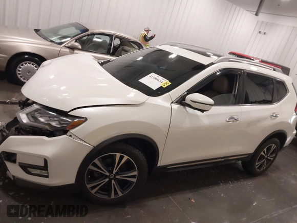 2017 Nissan Rogue SL with VIN 5N1AT2MV3HC810869, listed as a IAAI auction lot 41380684 with 78,729 mi miles. Bid and sale history available at carsss.com. Image 15.