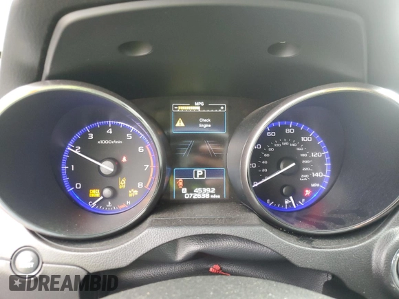 2016 Subaru Legacy Limited with VIN 4S3BNBN63G3054176, listed as a Copart auction lot 55963575 with 72,638 mi miles and Salvage title. Bid and sale history available at DreamBid. Image 9.