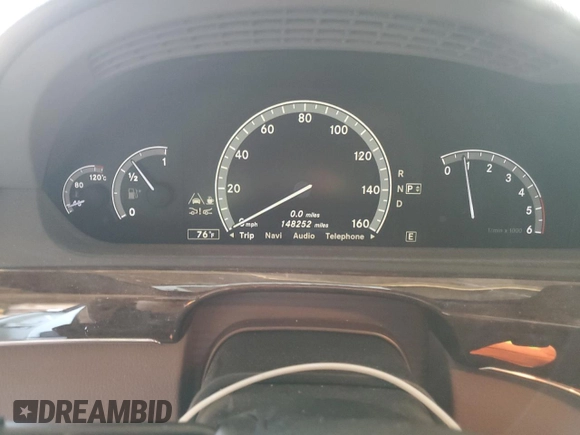 2012 Mercedes-Benz S with VIN WDDNG8DB2CA457750, listed as a Copart auction lot 50105665 with 148,252 mi miles and Clean Title. Bid and sale history available at DreamBid. Image 9.