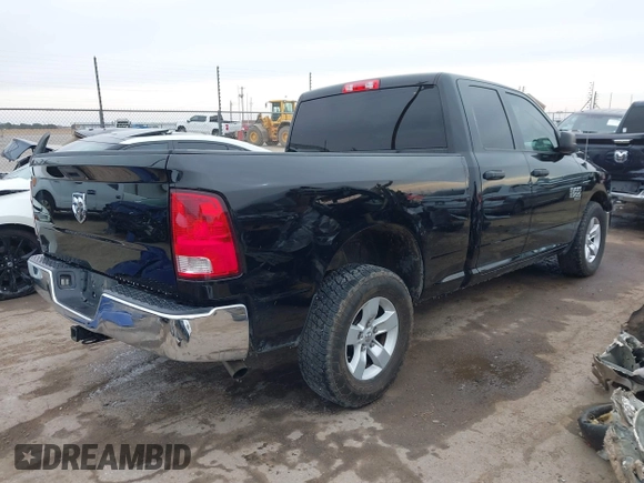 2019 Ram 1500 Classic Tradesman with VIN 1C6RR6FG6KS630446, listed as a IAAI auction lot 41595434 with 72,644 mi miles. Bid and sale history available at carsss.com. Image 4.