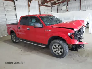 2014 Ford F-150 XL with VIN 1FTFW1EF8EFB59235, listed as a Copart auction lot 54677625 with 179,931 mi miles and Salvage title. Bid and sale history available at DreamBid. Image 4.