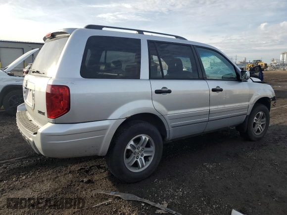 2005 Honda Pilot EX-L with RES with VIN 5FNYF18605B060711, listed as a Copart auction lot 46125755 with 193,062 mi miles and Salvage Title. Bid and sale history available at carsss.com. Image 3.