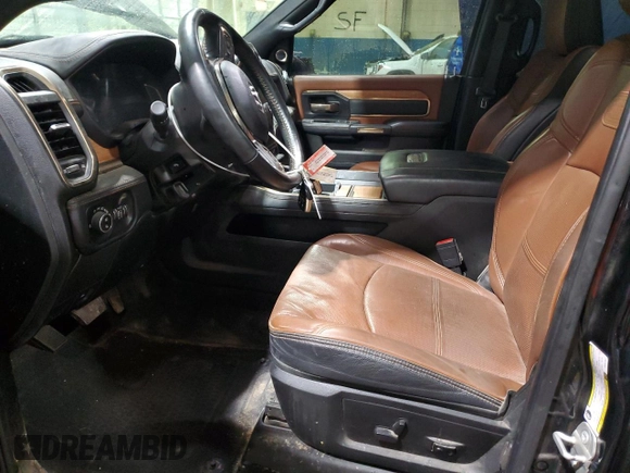 2023 Ram 2500 Longhorn with VIN 3C6UR5PL8PG591647, listed as a Copart auction lot 88803805 with 46,767 mi miles and Salvage title. Bid and sale history available at DreamBid. Image 7.