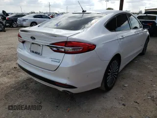 2018 Ford Fusion Hybrid Titanium with VIN 3FA6P0RU5JR119942, listed as a Copart auction lot 65252712 with 26,939 mi miles. Bid and sale history available at carsss.com. Image 4.