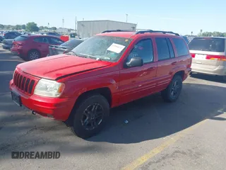 2000 Jeep Grand Cherokee Limited with VIN 1J4GW58N5YC186410, listed as a IAAI auction lot 42504152 with 140,982 mi miles and . Bid and sale history available at DreamBid. Image 2.