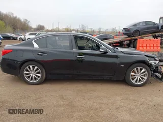2016 Infiniti Q50 3.0t Premium with VIN JN1EV7AP3GM303498, listed as a IAAI auction lot 42079110 with 164,804 mi miles. Bid and sale history available at carsss.com. Image 12.