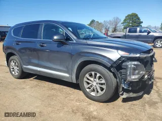 2020 Hyundai Santa Fe SE with VIN 5NMS2CADXLH215380, listed as a Copart auction lot 45696615 with 73,046 mi miles and Salvage Title. Bid and sale history available at carsss.com. Image 4.